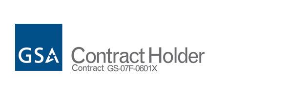 GSA contract holder; no. GS-07F-0601X