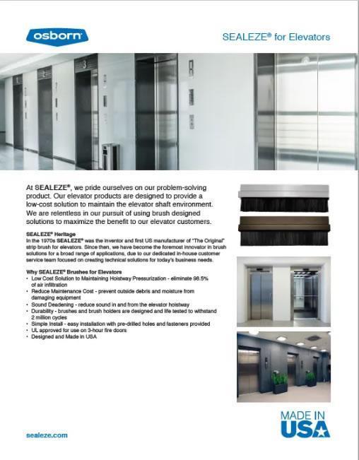 Elevator Elevator Product Sales Sheet